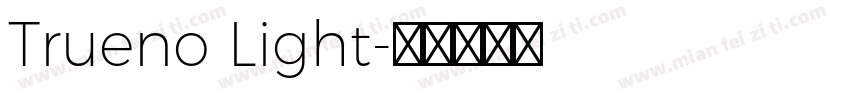 Trueno Light字体转换